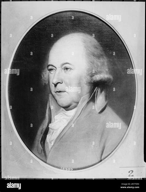 John Adams Copy Of Engraving By James Mitan After John Trumbull