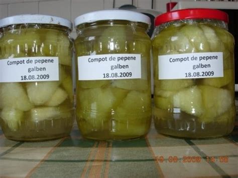 Compot De Pepene Galben Retete Culinare Gustos Ro