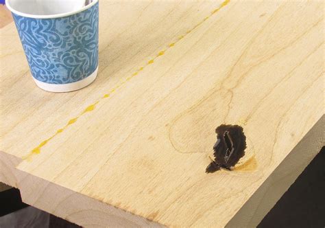 How To Fill Knot Holes And Cracks With Black Epoxy Woodworkers Source