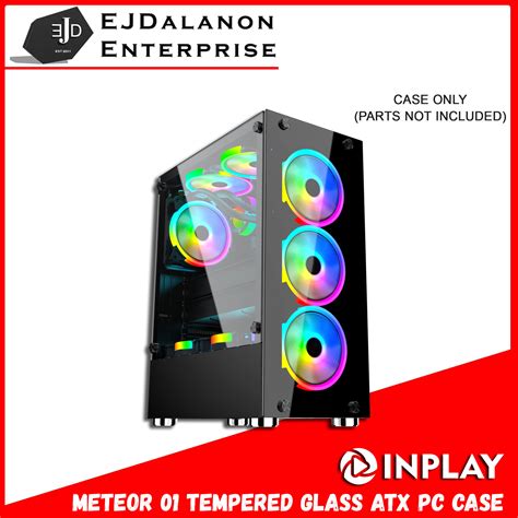 Inplay Meteor 01 Tempered Glass Atx Pc Case Inplay Meteor 01 Tempered Glass Pc Case