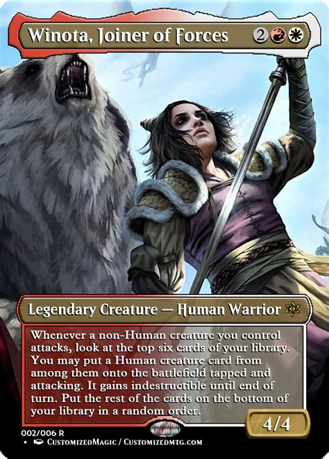 Winota Joiner Of Forces Customizedmtg Magic The Gathering Proxy Cards