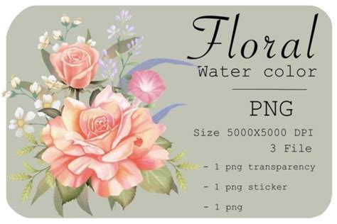 Floral Watercolor Design Graphic By Tongmon Draw Creative Fabrica