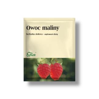 Malina owoc herbatka ziołowa suplement diety 50 g Flos pl