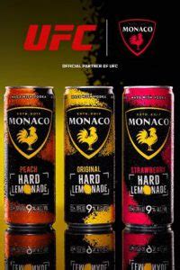 Monaco Cocktails Named Official Hard Lemonade And Canned Vodka Of UFC