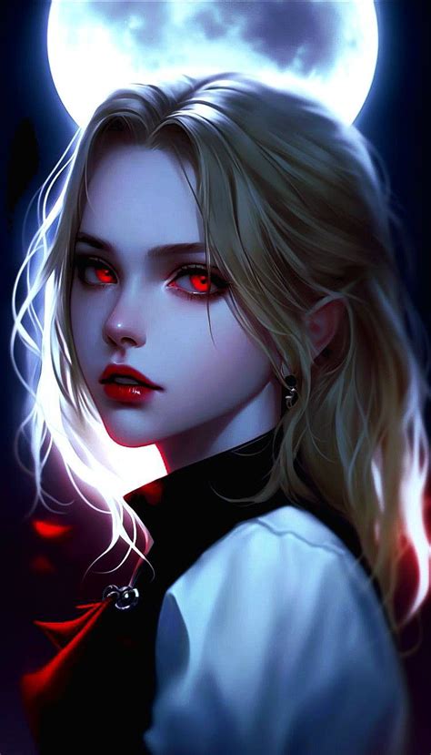 Cool Anime Girl Beautiful Fantasy Art Kawaii Anime Girl Anime Art Girl Vampire Girls