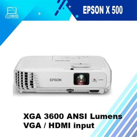 Jual Projektor Epson Projector X500 X 500 Putih Bnib Resmi Epson