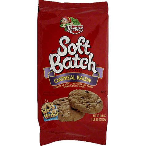 Keebler Soft Batch Cookies, Oatmeal Raisin | Oatmeal | Edwards Food Giant