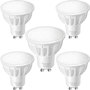 6W GU10 LOHAS Ampoule LED 50W Ampoule Halogène Équivalent Blanc Chaud