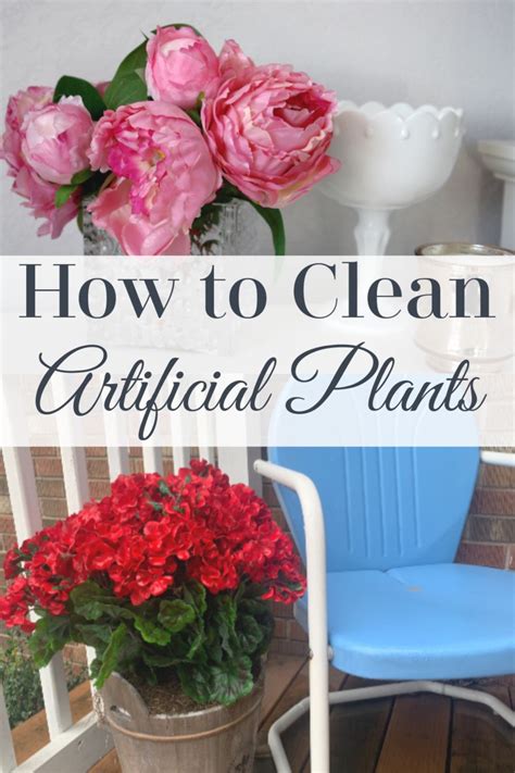 How To Clean Artificial Plants Artificial Plants Artifical Flowers