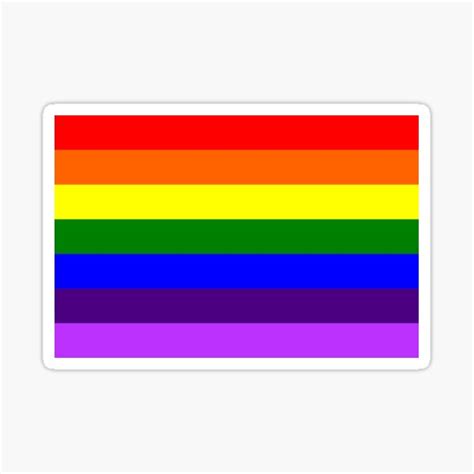 Gay Pride Flag Lgbt Sticker For Sale By Sweetsixty Redbubble