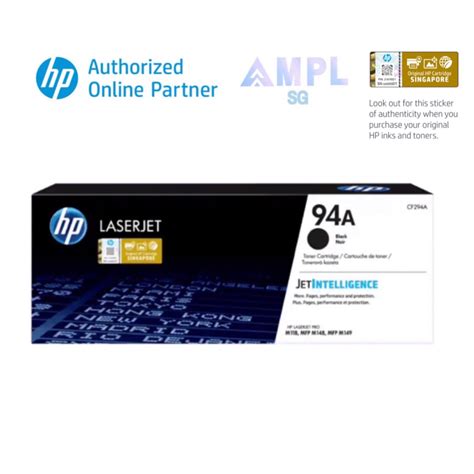 HP 94A CF294A Black Original LaserJet Toner Cartridge CF294A 94 HP 94 ...