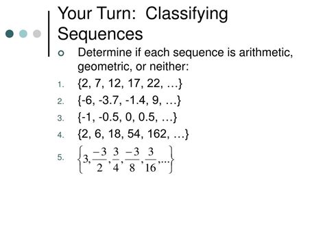 Ppt Introduction To Geometric Sequences And Series Powerpoint