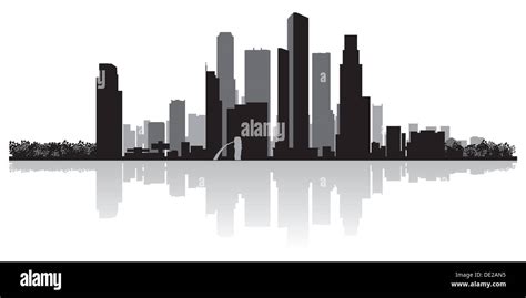 Singapore city skyline silhouette vector illustration Stock Photo - Alamy