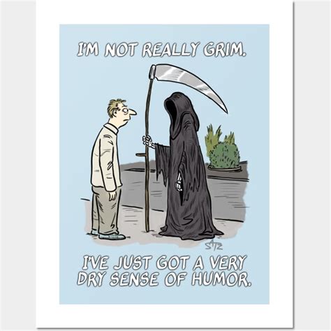 Funny grim reaper cartoon. - Death - Posters and Art Prints | TeePublic