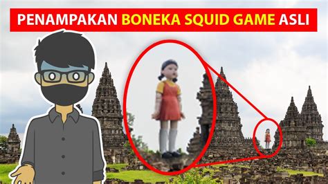 Penampakan Boneka Squid Game Di Dunia Nyata Youtube