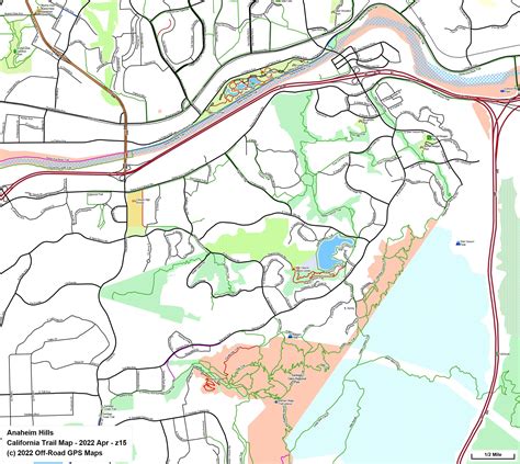 Anaheim Hills - California Trail Map