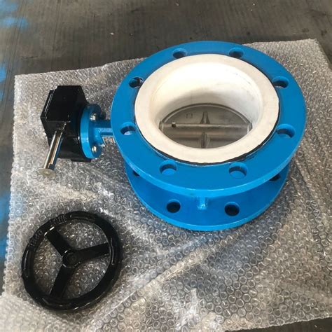 PTFE Lined Butterfly Valve D341f46 16c Acid And Alkali Resistant Valve