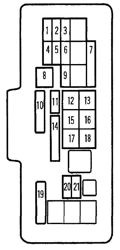 2000 Acura Tl Fuse Box Diagram Startmycar