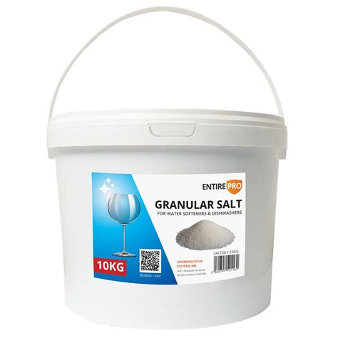 Granular Water Softener Salt 10kg Tub Entire Pro