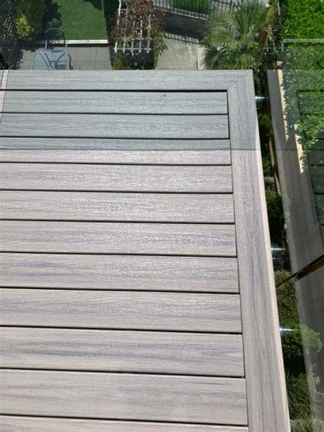 Composite Trex Decks W Topless Glass Railing After Stile Marinaro