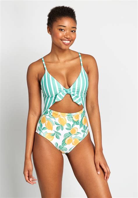 Modcloth The Siena One Piece Swimsuit Retro Swimsuits In Harry Styles