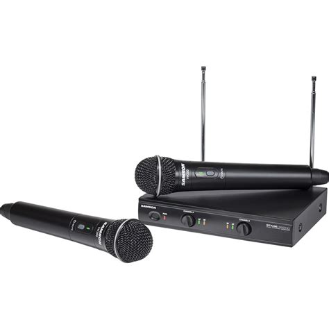 Samson Stage Dual Channel Handheld Vhf Wireless Sws Hh A