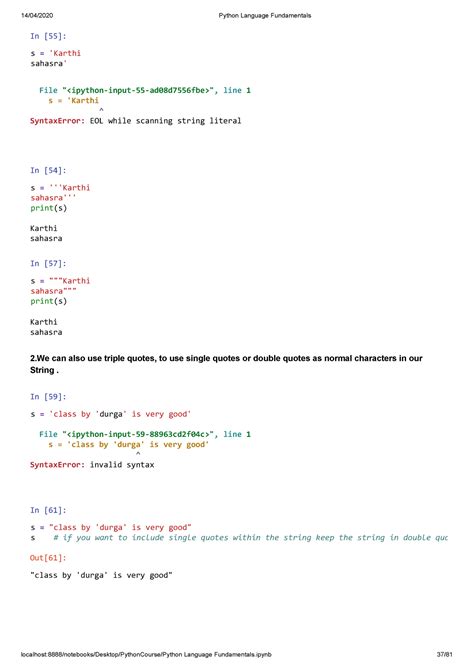 Python 3 Data Types Str Data Type Positive And Negative Index Data Types Str Data In