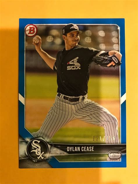 Bowman Draft Blue Dylan Cease Chicago White Sox Bd Ebay