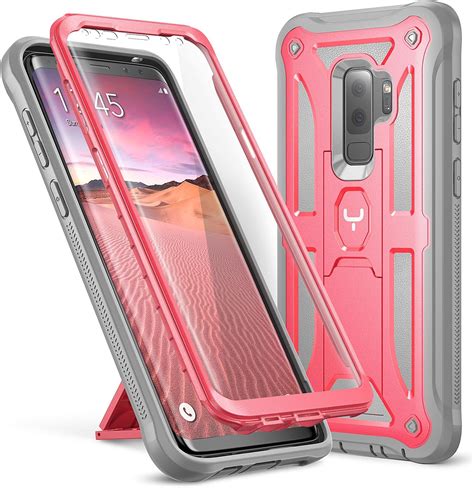 Youmaker Galaxy S9 Plus Case Heavy Duty Protection Kickstand With Built In Screen