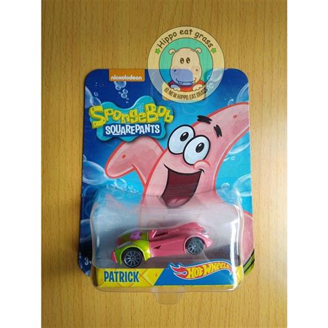 Hot Wheels Hotwheels Character Car Spongebob Squarepants Patrick CSH Shopee Malaysia