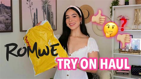 ROMWE TRY ON HAUL Summer Must Haves Jessica Melgoza YouTube