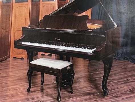 Petrof French Provincial Parlor Model IV Grand Piano W Installed QRS