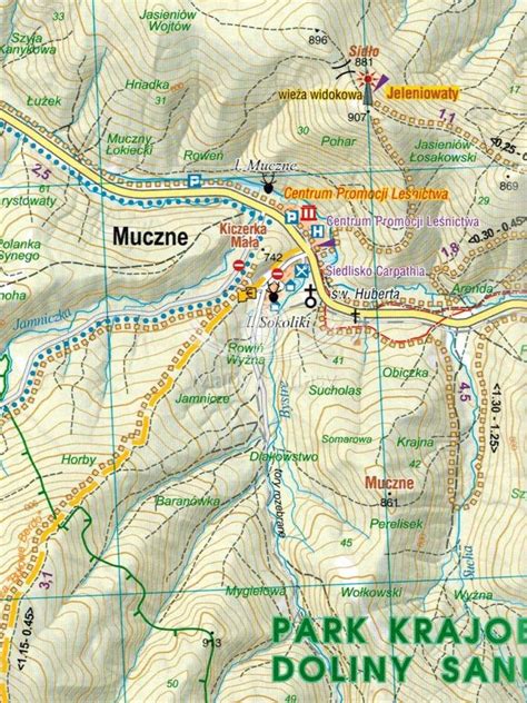 Bieszczady Zestaw Map Turystycznych Galileos