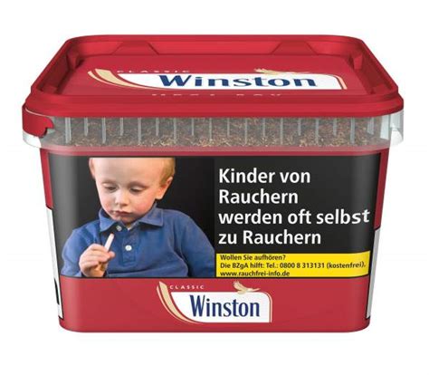 Winston Volume Red Mega Box Alle Tabak Sorten Tabak Deintabakshop De