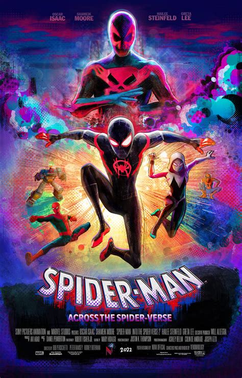 Spider Man Across The Spider Verse Poster By Iamtherealnova On Deviantart