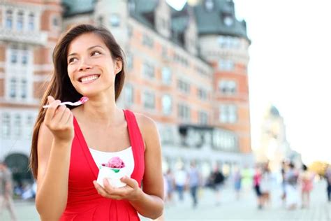 Woman eating ice cream Stock Photos, Royalty Free Woman eating ice ...