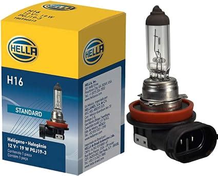 HELLA H16 Standard Halogenlampe 12V 19W Amazon De Auto Motorrad