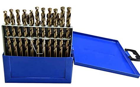 MaxTool 60 Pieces 60PCs Twist Drill Bit Set 60 Piece Drill Set Jobber