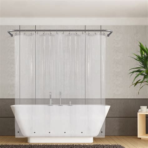 Barossa Design Clear Shower Curtain Liner Width By Height With