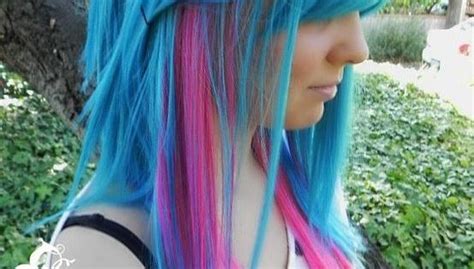 16 Amazing Colored Hairstyles Blue And Pink Hair Pink Hair And Blue And