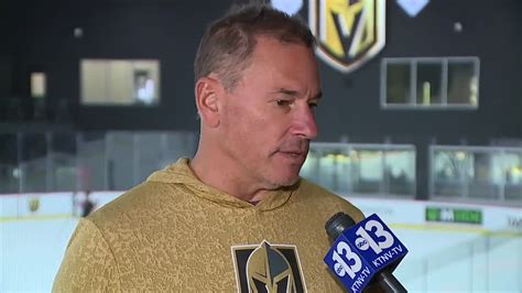 Catching Up With VGK S Bruce Cassidy Cassidy On VGK S 11 1 1 Start