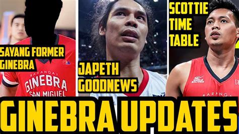 GINEBRA JAPETH AGUILAR BIG NEWS FORMER GINEBRA SINAYANG SCOTTIE