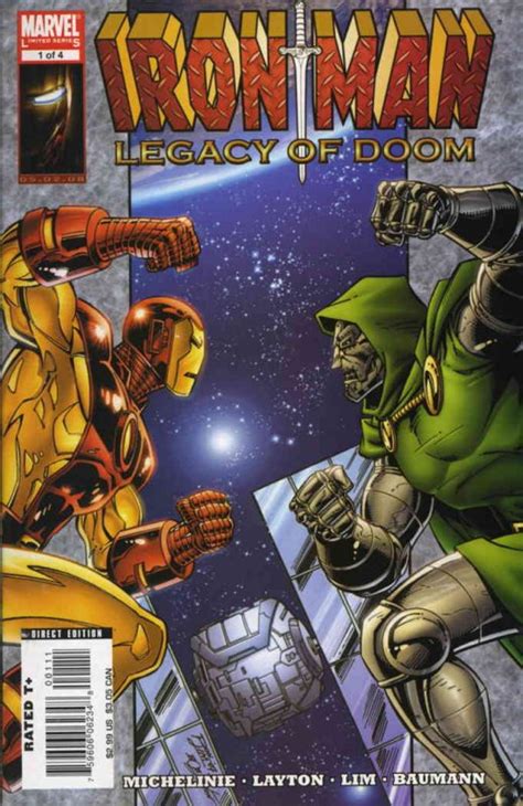 Iron Man Legacy Of Doom 1 Fn Marvel Doctor Doom Bob Layton Comic Books Modern Age