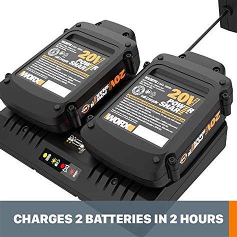 Worx Wa V Li Ion Dual Port Hour Charger Pricepulse