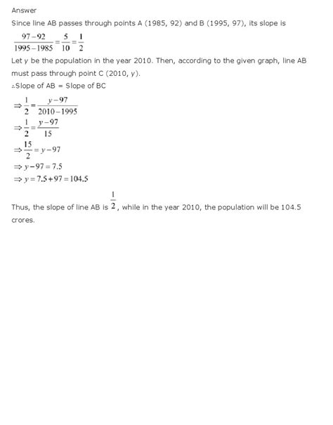 Ncert Solutions For Class Th Maths Chapter Straight Lines