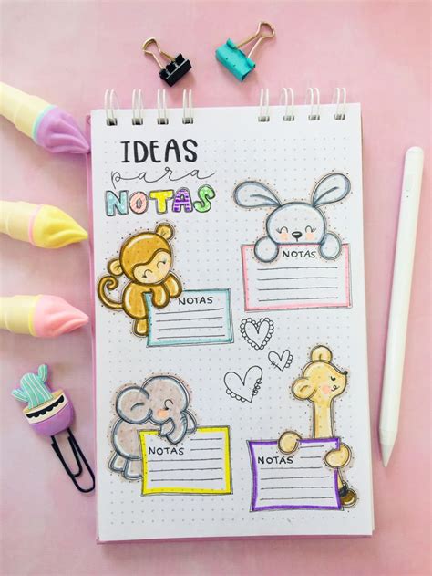 Ideas Para Tus Notas Dibujos Sencillos Dibujitos Sencillos Margenes Bonitos Y Faciles