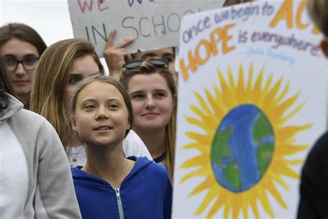 Greta Thunberg Brings Environmental Campaign To Washington AP News