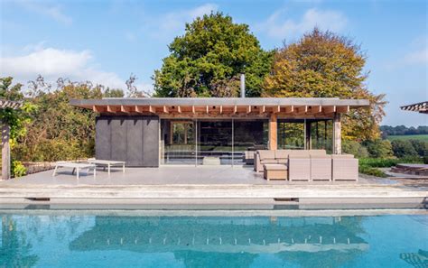 The Pool Pavilion Contemporary Swimming Pool And Hot Tub Sussex