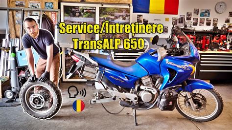 Service Revizie La TransALP 650 Filtru Aer Ulei Rulmenti O Ringuri