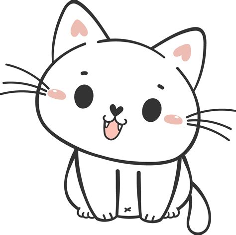 Kitten Drawing Png